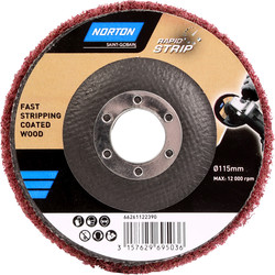 Norton Rapid Strip Abrasive Disc 115mm