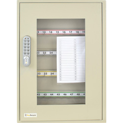 Key Secure By Codelocks View Key Cabinet with KL1000 Digital Lock 50 Key Hooks