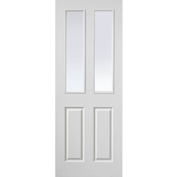 JB Kind / Canterbury 2 Light FD30 White Internal Door 44 x 1981 x 838mm