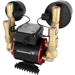 Grundfos Amazon STN Brass Twin Impeller Negative Head Shower Pump 1.5 bar