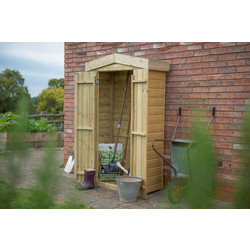 Forest / Forest Garden Pressure Treated Tall Garden Store Apex Shiplap 183 x 110 x 51cm