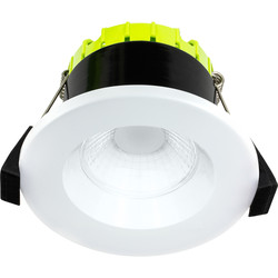 Luceco FType Compact Regressed Integrated Dimmable 6W Fire Rated IP65 Downlight
