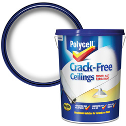 Polycell Trade / Polycell Crack Free Ceilings Paint Smooth Matt 5L