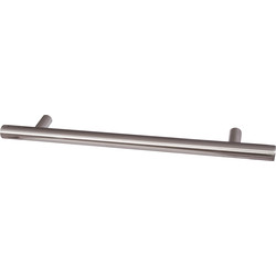 Bar Pull Handle 160mm Brushed Nickel - 58561 - from Toolstation