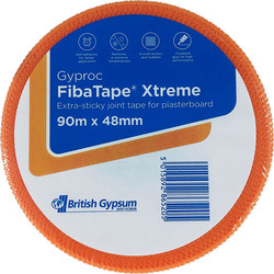 Gyproc Gyproc FibaTape Xtreme Plasterboard Joint Tape 48mm x 90m - 58759 - from Toolstation