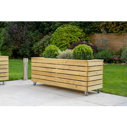Forest / Forest Garden Linear Planter - Long with Wheels 120 x  40 x  49.6cm