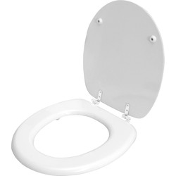 Celmac Wirquin Woody MDF Toilet Seat Plastic Hinge