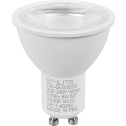 Enlite ICE LED 5W GU10 Lamp Cool White 520lm