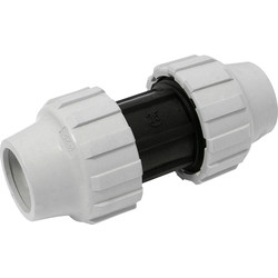 MDPE Straight Coupling 32mm - 59371 - from Toolstation
