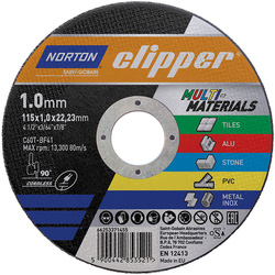 Norton Norton Expert Multi Purpose Cutting Discs 115 x 1 x 22mm - 59416 - from Toolstation