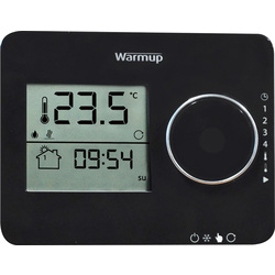 Warmup Tempo Programmable Thermostat Piano Black