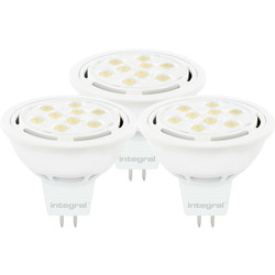 Integral LED Integral LED 12V MR16 GU5.3 Dimmable Lamp 8.2W Cool White 621lm - 59827 - from Toolstation