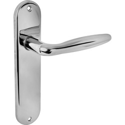 Urfic Rouen Door Handles Latch Polished Chrome - 59899 - from Toolstation