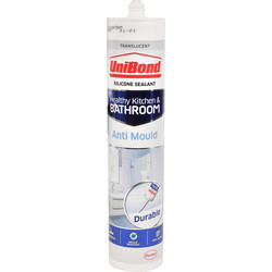 Unibond UniBond Anti Mould Sanitary Sealant 274g Clear - 60041 - from Toolstation
