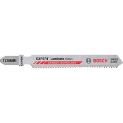 Bosch / Bosch EXPERT Bayonet Jigsaw Blade T128BHM Laminate Clean 3 Pack