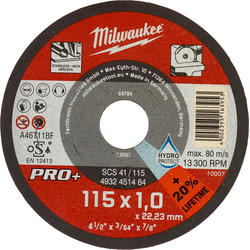Milwaukee Milwaukee Angle Grinder Disc 115mm - 61237 - from Toolstation
