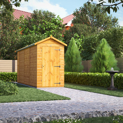 Power Windowless Apex Shed 14' x 4'