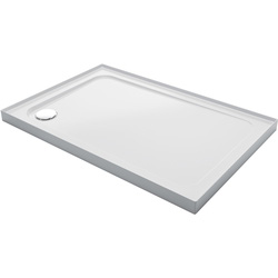 Mira Flight Low Rectangular Shower Tray with Corner Waste 1200 x 800mm 4 Upstands