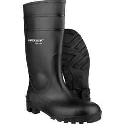 Dunlop / Dunlop Protomaster Safety Wellington Boots Black Size 11