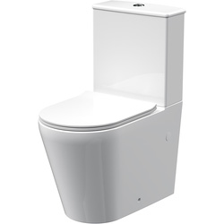 nuie Freya Close Coupled Toilet and Slim Seat Straight Fully Shrouded