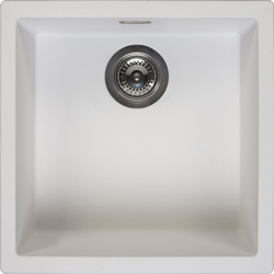 Reginox Amsterdam Composite Kitchen Sink Single Bowl White