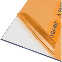 Axgard Polycarbonate Clear Impact Resisting Glazing Sheet 4mm 620 x 1240mm