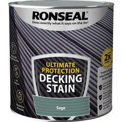Ronseal Ronseal Ultimate Protection Decking Stain 2.5L Sage - 62480 - from Toolstation
