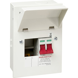 Crabtree Loadstar / Crabtree Loadstar Metal Consumer Unit 2 Way 63A 