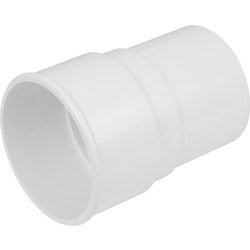 Aquaflow 68mm Pipe Socket White - 62572 - from Toolstation