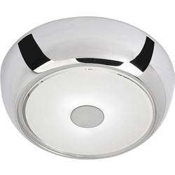 Ostria Chrome LED Bathroom Flush IP44 G9 230mm 1 x 2.5W 250lm
