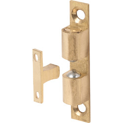 Double Ball Catch 50mm Brass - 62600 - from Toolstation