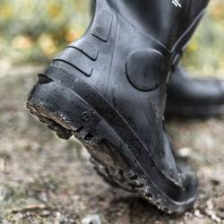 Amblers FS90 Black Safety PVC Rigger Boots