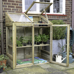Forest / Forest Garden Mini Greenhouse 144cm (h) x 120cm (w) x 62cm (d)