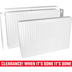 Qual-Rad / Type 11 Single-Panel Single Convector Radiator 500 x 800mm 2241Btu