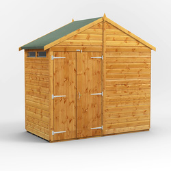 Power Apex Security Shed 4' x 8' - Double Doors