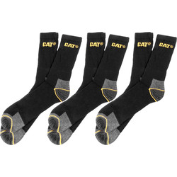 CAT Caterpillar Crew Socks Size 6-11 - 63201 - from Toolstation