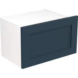 Kitchen Kit Flatpack Shaker Kitchen Cabinet Wall Bridge Unit Ultra Matt Indigo Blue 500mm