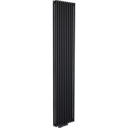 Ximax Ximax Kingston Duo Vertical Designer Radiator 1800 x 295mm 2777Btu Anthracite Structure - 63441 - from Toolstation