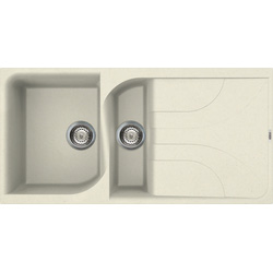 Reginox / Reginox Ego Reversible Composite Kitchen Sink & Drainer 1.5 Bowl Cream