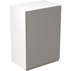 Kitchen Kit Flatpack J-Pull Kitchen Cabinet Wall Unit Super Gloss Dust Grey 500mm