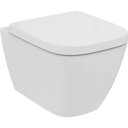 Ideal Standard / Ideal Standard i.life S Compact Wall Hung Toilet with Wall Frame and Soft Close Seat 