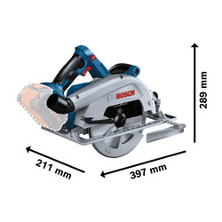 Bosch 18V Bi Turbo Brushless 190mm Circular Saw GKS 18V-68 C Connected