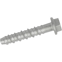 Rawlplug R-LX CONCRETE SCREW ANCHOR M10 12,5X120 MM, HEX WITH FLANGE, ZINC FLAKE COATING [BOX OF 25] M10 12.5 x 120mm