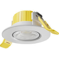 Wessex Electrical / Wessex LED Integrated Dimmable Fire Rated Downlight IP65 6W 600lm 3CCT