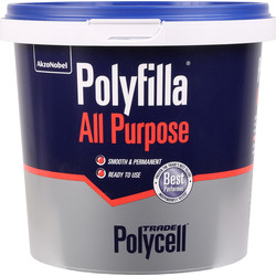 Polycell Trade Polyfilla Ready Mixed All Purpose Filler 2kg