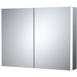 Nuie / nuie Leda Double Door LED Illuminated Bathroom Cabinet 600 x 800mm