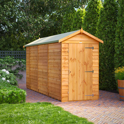 Power Overlap Apex Shed 14' x 4' No Windows