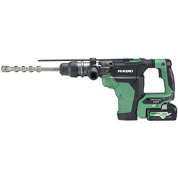 Hikoki / Hikoki 36V MultiVolt Brushless Rotary SDS Max 40mm Hammer Drill 2 x 4.0Ah