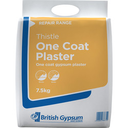 Thistle Thistle One Coat Plaster 7.5kg - 65753 - from Toolstation