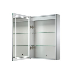 Sensio Harlow Single Door LED Mirror Cabinet
